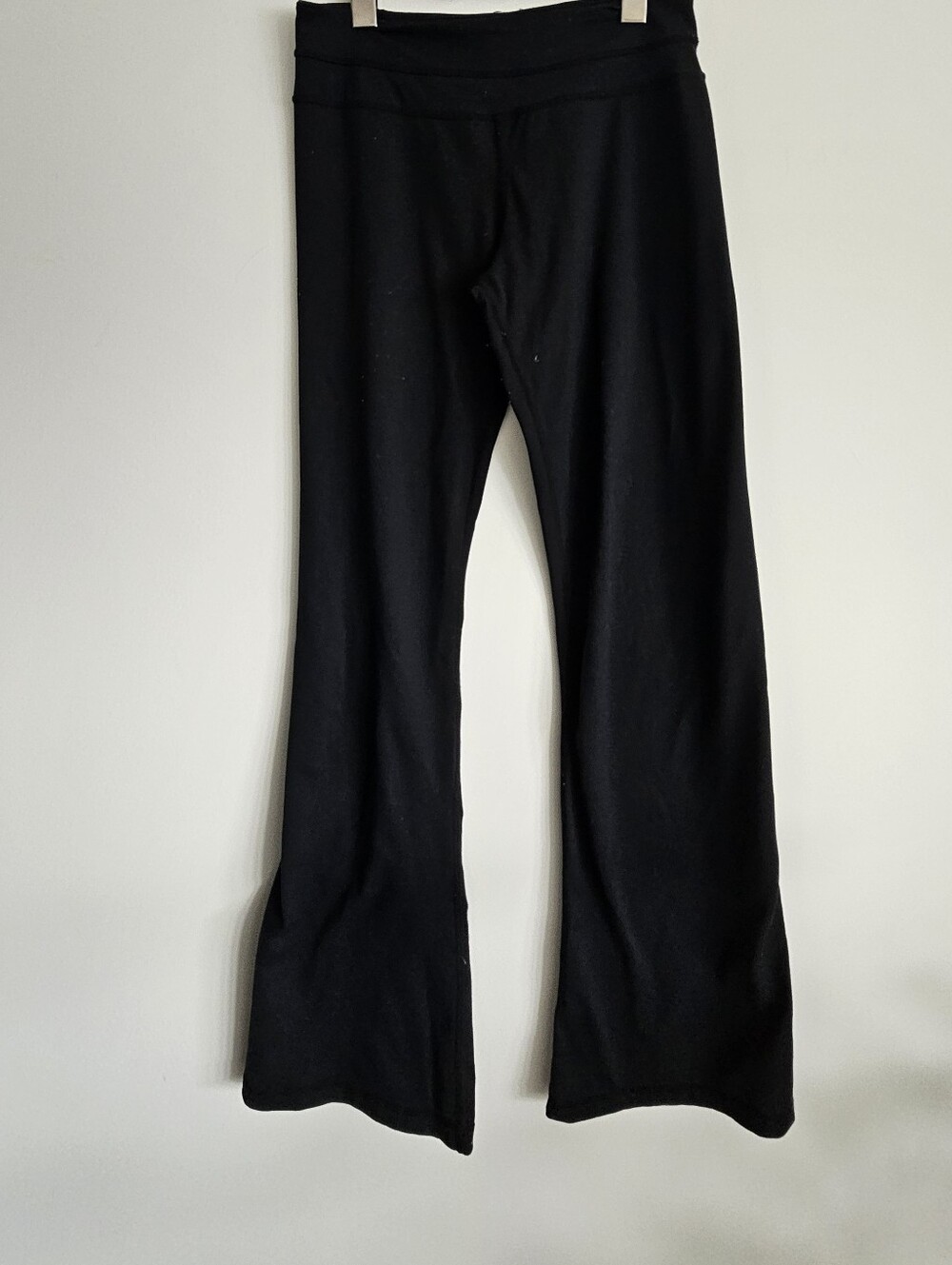lululemon athletica Black Flared Leg Yoga Pants